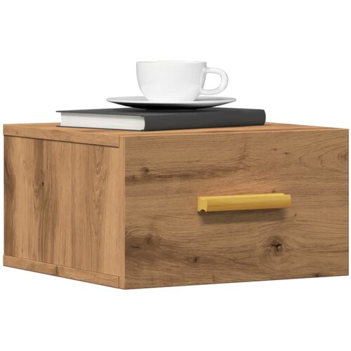 VidaXL Stenska nočna omarica 2 kosa artisan hrast 35x35x20 cm Slike