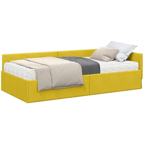  Kutni krevetni okvir s madracem Ostalo 2 pcs Zelena Bar&amp;scaron;un Slike