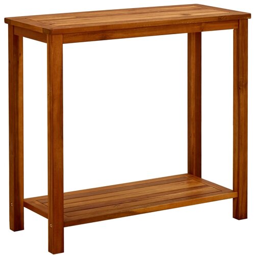 Maison Chic Vrtna konzolna miza - miza ob steni 80x35x75 cm trden akacijev les, (21786573) Slike