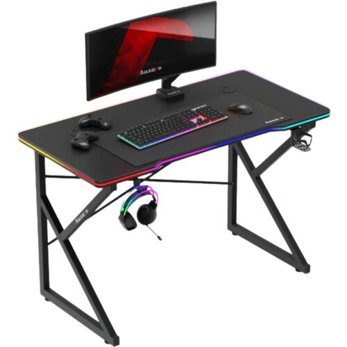 Huzaro Hero 1.7 RGB Black - gaming table Slike