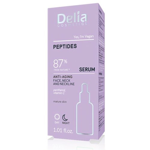 Delia serum za lice, vrat i dekolte peptidi 87% 30 ml Slike