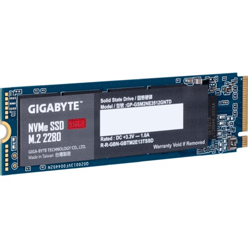 Gigabyte 512GB SSD NVMe 1.3/ M.2/ PCIe 3.0x4 GP-GSM2NE3512GNTD SSD Slike