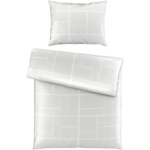 Dieter Knoll posteljnina aline 140/200 cm saten bela Cene