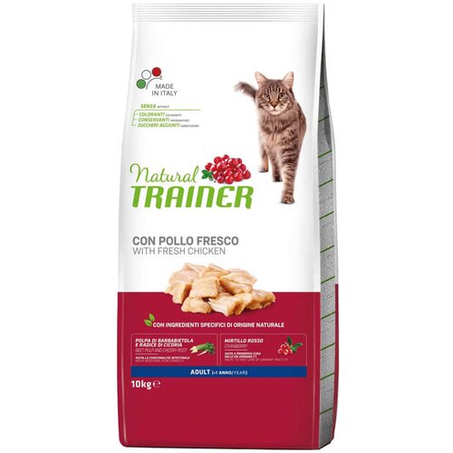 Trainer daily nutrition adult with fresh chicken - hrana za odrasle mačke sa svežom piletinom (300g, 1,5kg i 10kg) 10kg Cene