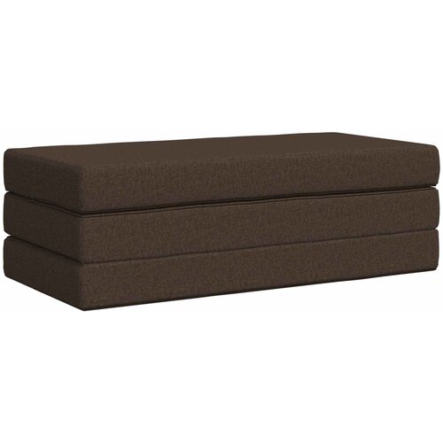 SOFA na razvlačenje 160 x 67 x 45 cm Sivosmeđa Slike