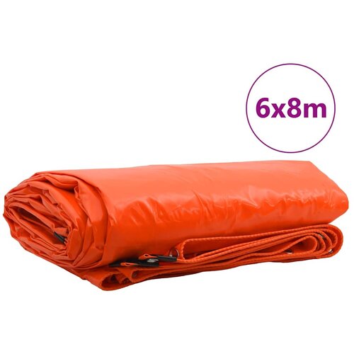  650g / m&amp;sup2; Narančasta 6 x 8 m Platno s PVC premazom Slike
