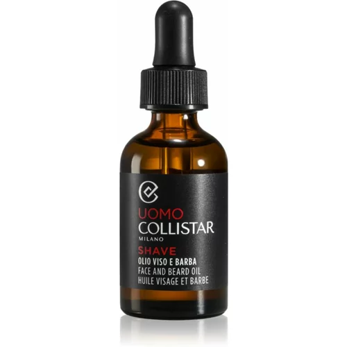 Collistar Man Face and Beard Oil hranilno olje za obraz in brado 30 ml
