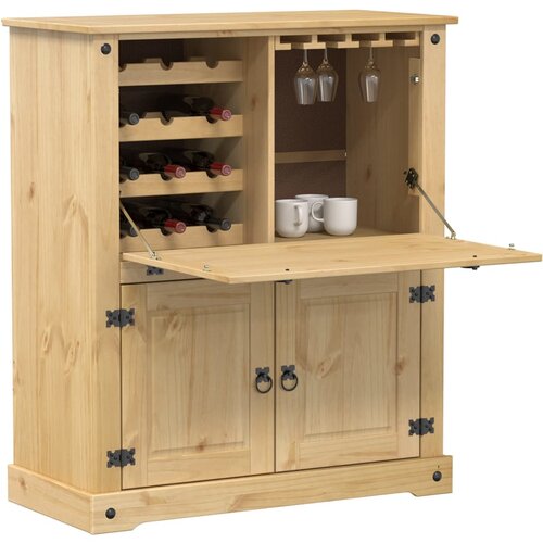 vidaXL Ormarić za vino Corona 97 x 45 x 114 cm od masivne borovine Cijene