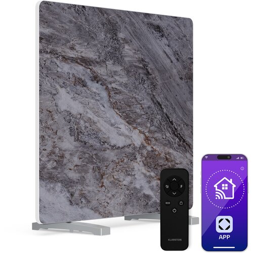 Klarstein MarmoHeat Infrardeča plošča | 420 W | 6 - 12 m² | marmoren design | 70 cm x 63 cm Cene