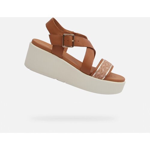Geox Light brown women&amp;#039;s sandals Xand 2.2S - Women&amp;#039;s Slike
