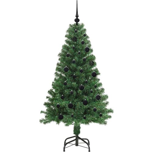 VidaXL Umjetno božićno drvce Zelena 150 cm PVC i Čelik i Plastika Slike