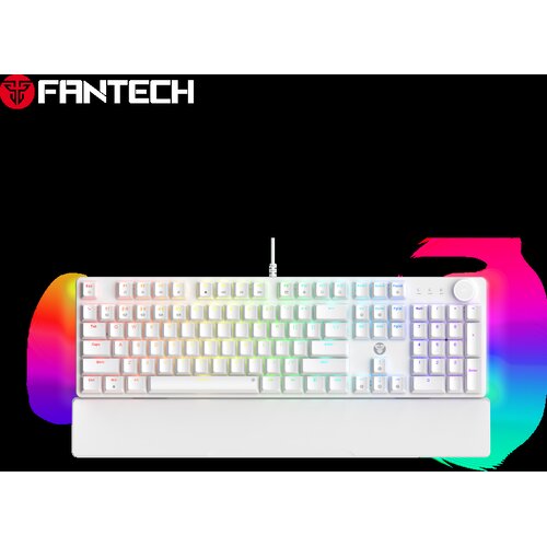 Fantech tastatura mehanička gaming  MK894 rgb maxpower II bela (yellow zest switch) Cene