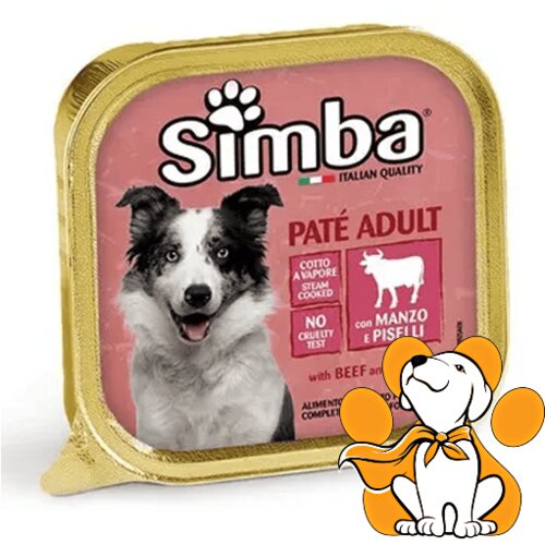 Simba dog Paté With Beef And Peas 150g, Pašteta Za Pse Sa Teletinom Cene