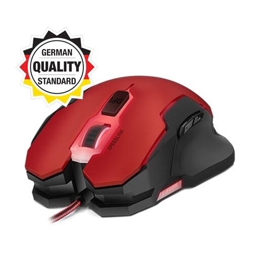  Mi&amp;scaron; SPEEDLINK CONTUS Gaming, black-red, SL-680002-BKRD Slike