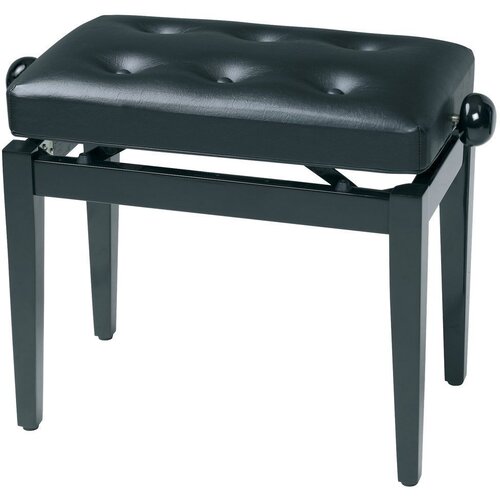 Gewa PIANO BENCH (130.300) sint. koža drvena stolica-crna boja visoki sjaj Cijene