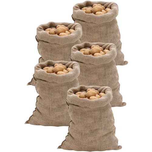  Jutene vreće 5 kom 60 x 105 cm 100 % juta 220 g/m&amp;sup2; Slike