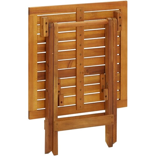 Bistro stol 46 x 46 x 47 cm masivno bagremovo drvo Slike