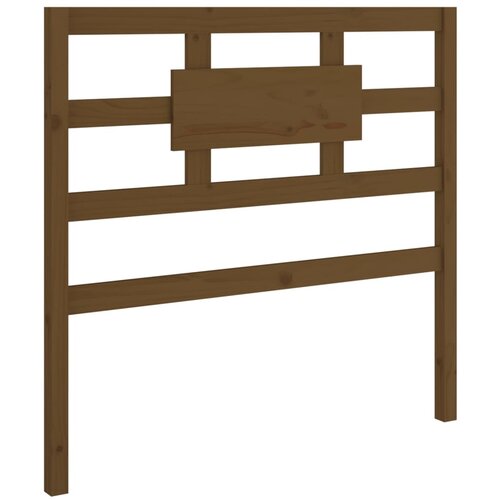 Maison Chic posteljno vzglavje - vzglavna omarica - nočna omarica medeno rjavo 80,5x4x100 cm trdna borovina, (21707398) Cene