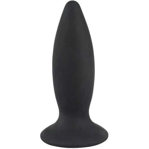 Black Velvets Black Velvet S - analni vibrator na baterije, početnički - mali (crni)