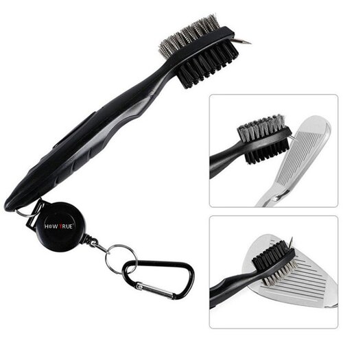 INF Krtača za golf palico in čistilo za utore palice Black, (21814267) Slike
