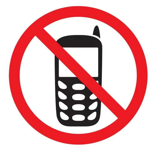  Naljepnica – zabrana uporabe mobitela