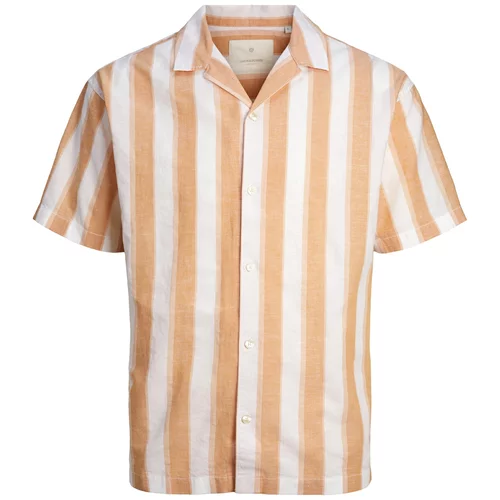Jack & Jones Košulja 'SUMMER' breskva / pastelno narančasta / bijela