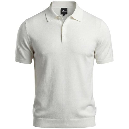 EAX Polo majice kratki rokavi KNIT POLO 8NZF5D ZM3JZ Bela Cene