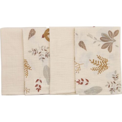 Bubaba by FreeON tetra krpice muslin 4/1 listki, 40 x 40 cm beige Slike