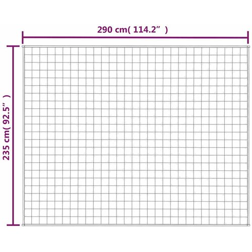  Te&amp;scaron;ka deka siva 235x290 cm 11 kg od tkanine Slike