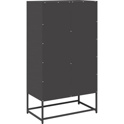  Visoka ploča crna 68x39x123 cm čelik Slike