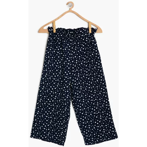 Koton Navy Blue Girl's Trousers