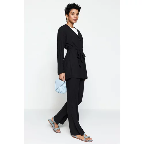 Trendyol Two-Piece Set - Black - Relaxed fit