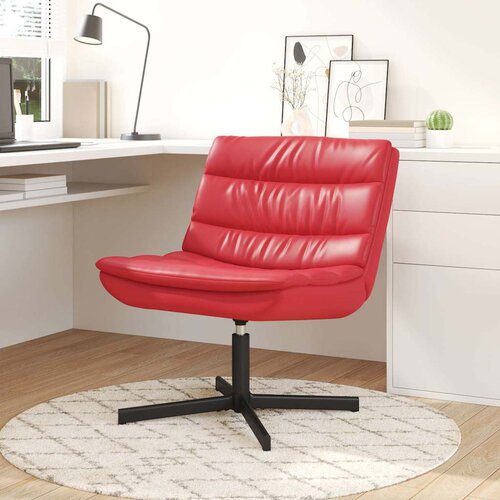  Vrtljiv stol Rdeča 63 x 75 x 76 cm PU, (5000288960) Cene