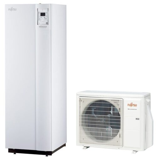 Fujitsu WGYA080ML3+WOYA060KLT 5,5kW toplotna črpalka z integriranim bojlerjem 190l (R410A) 1-fazna z montažo - Cene