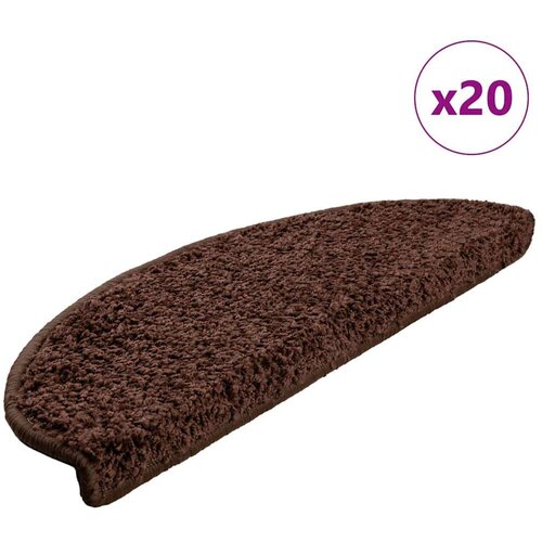  Otirači za stepenice 20 kom smeđi 65x21x4 cm Cijene