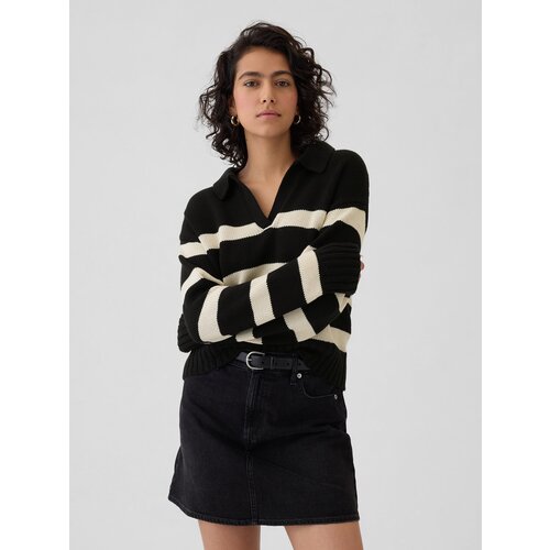 GAP Striped Polo Sweater - Women's Cene