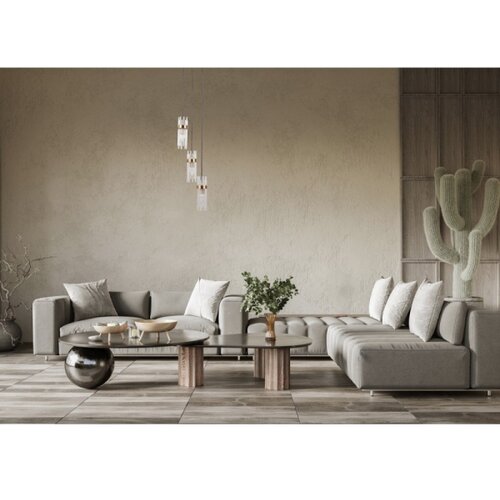  ITALUX PND-40760-3-HBR - Luster na sajli TARASO 3xE14/40W/230V zlatni Slike