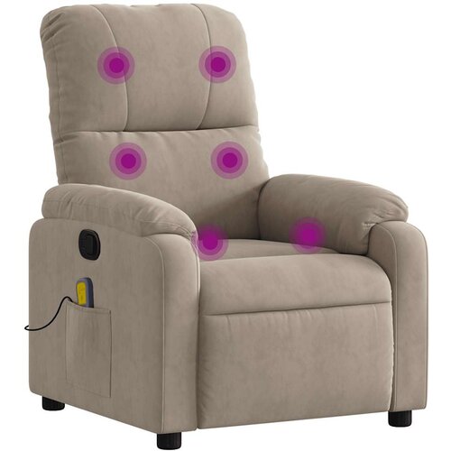 Maison Chic Naslanjač - Relax naslanjač taupe tkanina iz mikrovlaken, (22040344) Cene