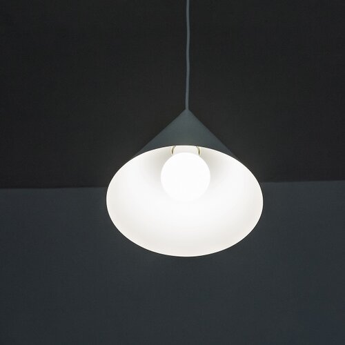  Visilica na sajli ETNA II 1xE27/15W/230V, prečnik 18,5 cm, bela Slike
