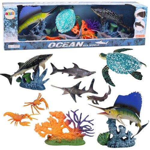  Set morskih figura sa pomičnim dijelovima Sea Animals - kornjača Cijene