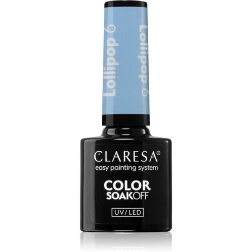 Claresa SoakOff UV/LED Color Lollipop gel lak za nohte odtenek 6 5 g