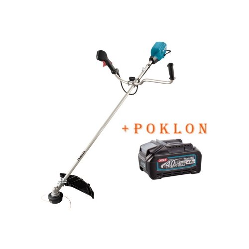 Makita akumulatorski trimer bez baterije i punjača XGT 40V UR016GZ + POKLON baterija XGT Li-ion 40V/4.0Ah BL4040F 1910N6-8 Slike