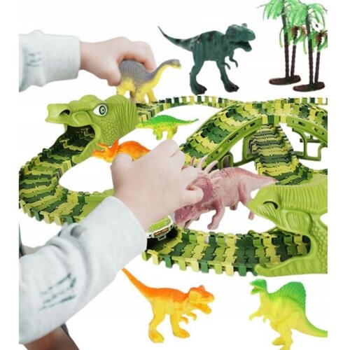 Woopie staza za automobile XXL: Dinosauri, 240 el. Slike