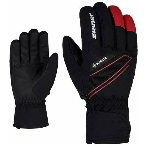 Ziener Gunar GTX Black/Red 9 Skijaške rukavice