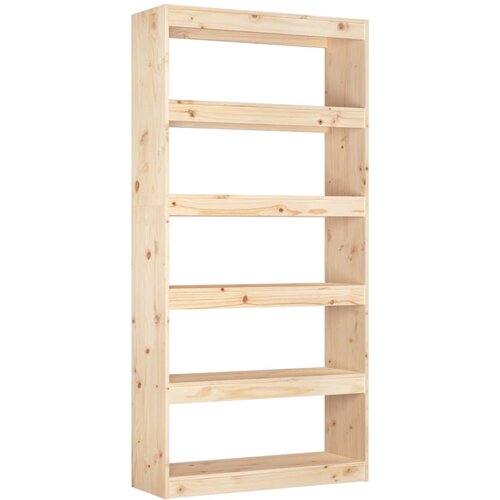 Maison Chic Knjižna omara - Knjižni regal 80x30x167,4 cm trdna borovina, (21723297) Slike