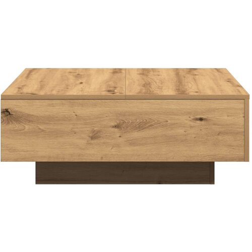 VidaXL Stol za sofu Hrast Masivno drvo 80 x 80 x 31 cm Stol za kavu Slike