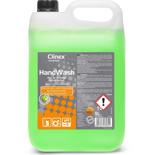 Clinex HandWash 5L koncentrat tekočine za ročno pomivanje posode brez črt in madežev, (21389328) Cene