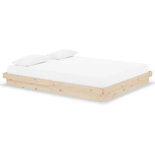 Maison Chic Posteljni Okvir - Dvoposteljna postelja trden les 160x200 cm, (22081515) Slike