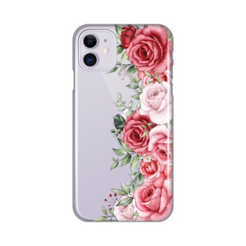  Silikonska maska za Iphone 11 6.1 Wild Roses Print Skin providna Cene