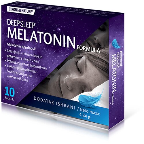 Strong Nature elephant deep sleep melatonin formula, 10 kapsula Cene